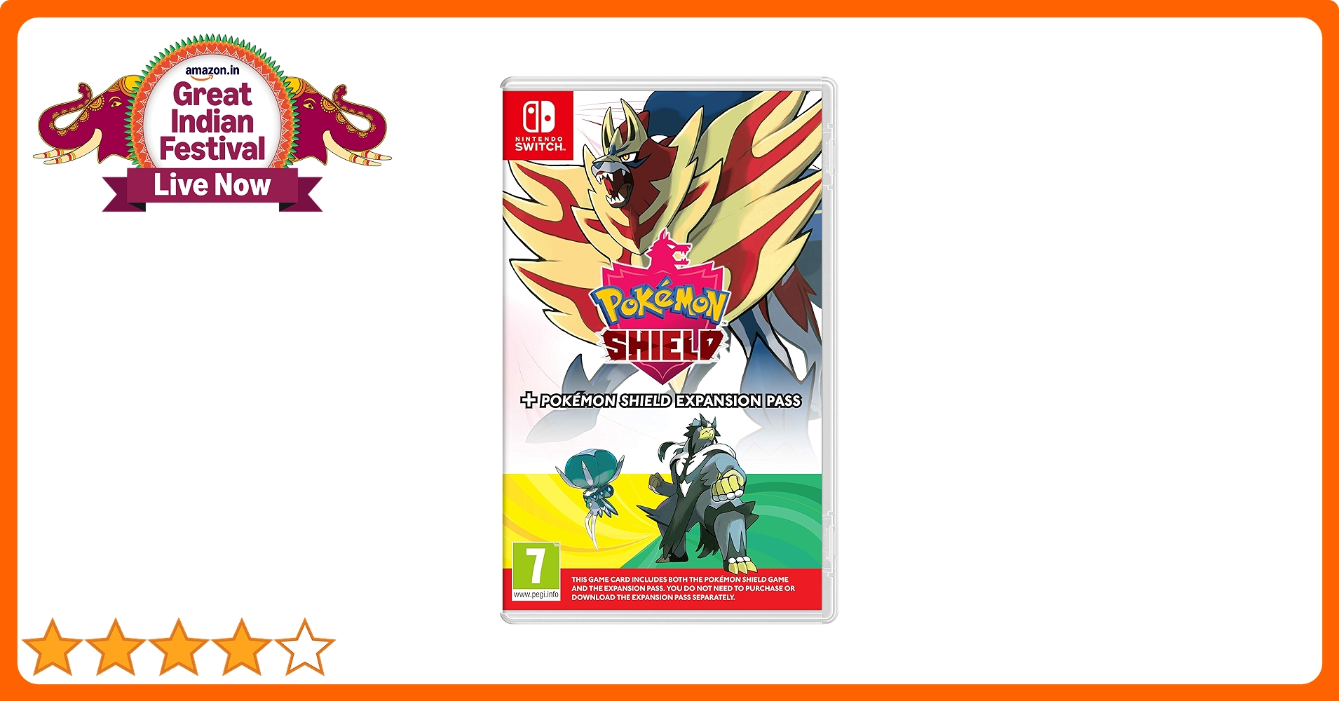 switchソフト ポケットモンスター シールド EXPANSION PASS Nintendo Pokemon Shield + Pokemon Shield Expansion Pass